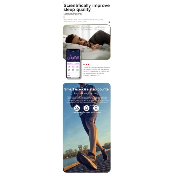 Дозор ИП67 многофункциональной музыки ЭКГ спорта умный делает 1,28 дюйма водостойким