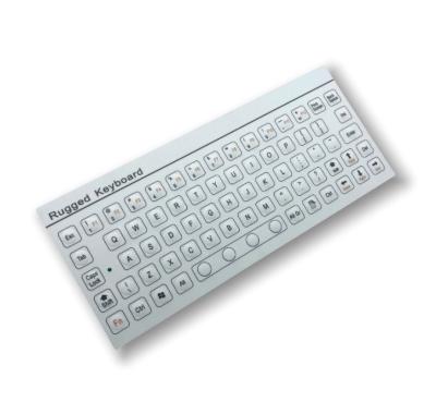 IP67 68 Keys Industrial Membrane Keyboard Lightweight Antistatic Rear Panel Mounted -40℃