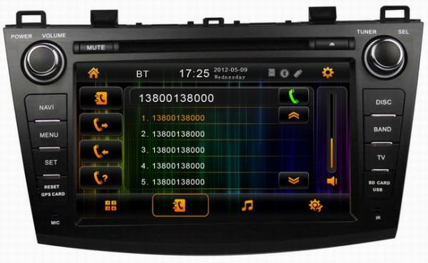 Ouchuangbo car radio for Mazda 3 2009-2012 with car audio systems OCB-8003