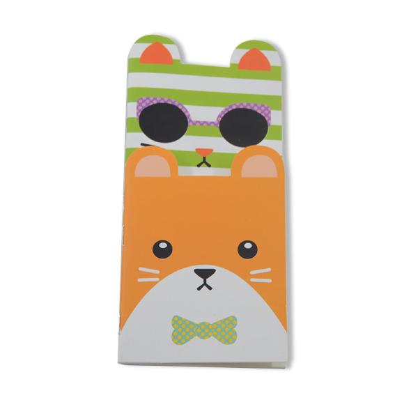Cartoon Mini Note Book Elástico Kawaii Papel de Papel para Crianças e Meninas