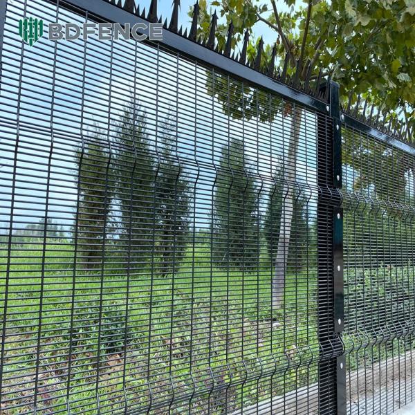 358 Wire Mesh Clearview Metal Steel Outdoor Clear Security Fence Panels Clear View