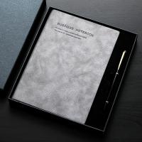 Commercial personnalisé en cuir PU en couverture rigide Journal promotionnel