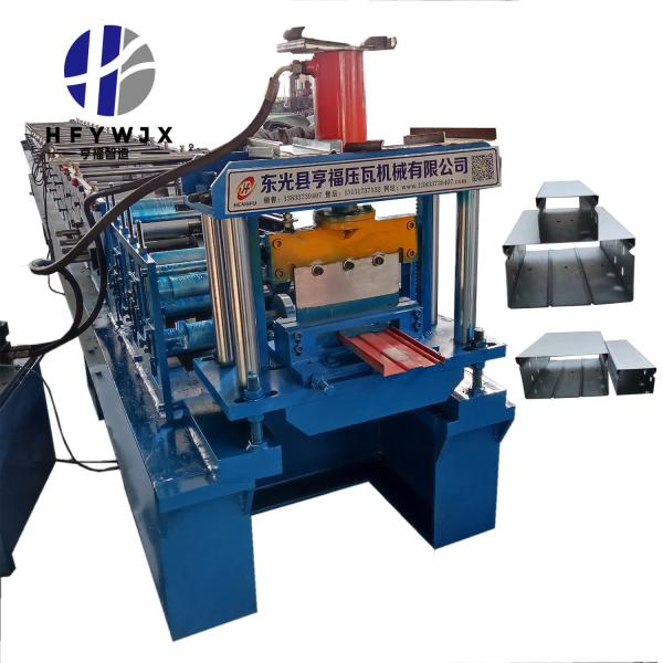 High Accuracy Cable Tray Roll Forming Machine Stable Reliable With Punch Press