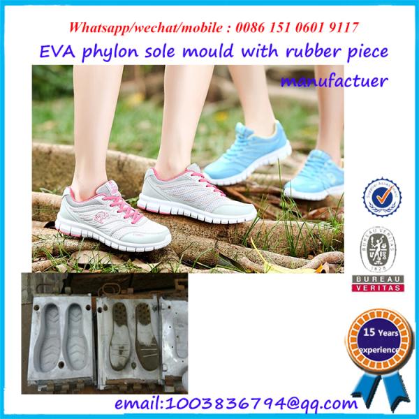 2 Colors EVA Outsole Mold With Rubber Pieces Sport Shoe Mould Maker
