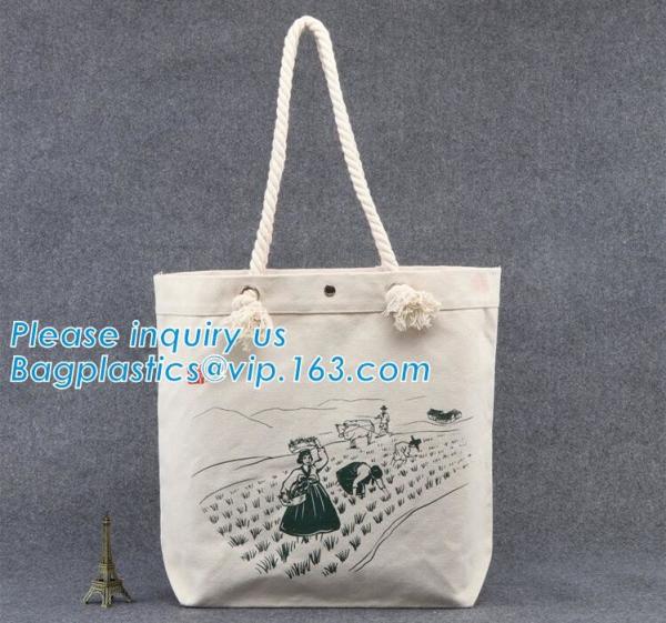 Cotton Canvas Bag With Inner Pocket, Eco Friendly Organic Cotton Canvas Tote Bag,Canvas Shopping Bag bagease bagplastics