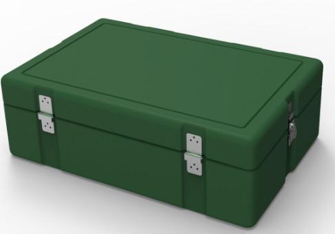 Caja de rotación de plástico LLDPE Caja de herramientas de plástico verde de moho rotoplástico