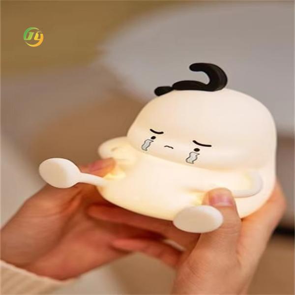 Lâmpada de mesa de noite mini LED moderna forma de pérola luz noturna do bebê para decoração de casa do quarto