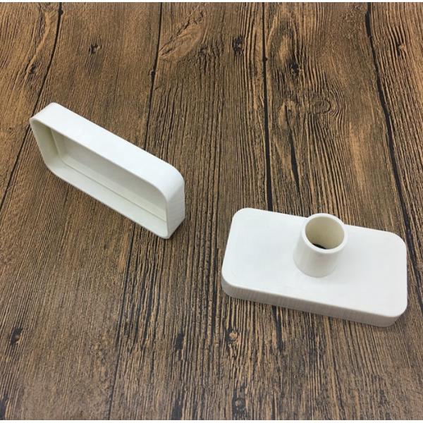 Белая ПВХ гидропоническая система НФТ для массового производства квадратной трубы или 100 * 50 мм круглой трубы