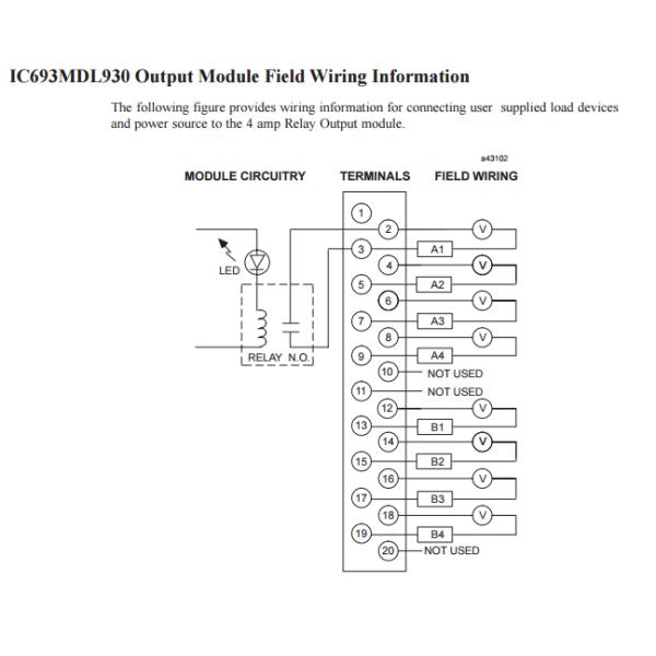 Isolated Relay Input Output Module GE Fanuc IC693MDL930E Series 90-30