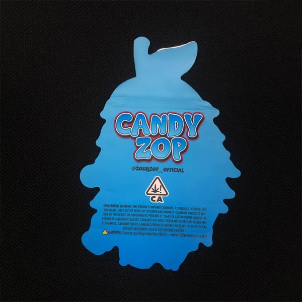 Odor Proof Child Resistant Mylar Weed Bag Packaging 3.5g Ziplock Bags