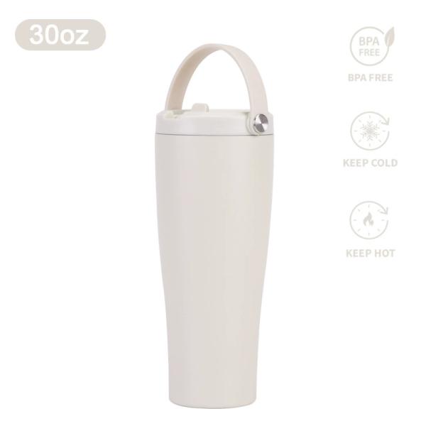 2025 Nouveau 30 oz en acier inoxydable en plein air de sport à double couche sous vide grande capacité Portable isolation tasse