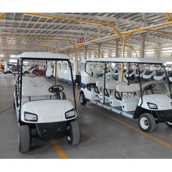 8-местный гольф охотничий тележ 30 км / ч Аккумуляторный электрический гольф бугги Логотип печать на заказ
