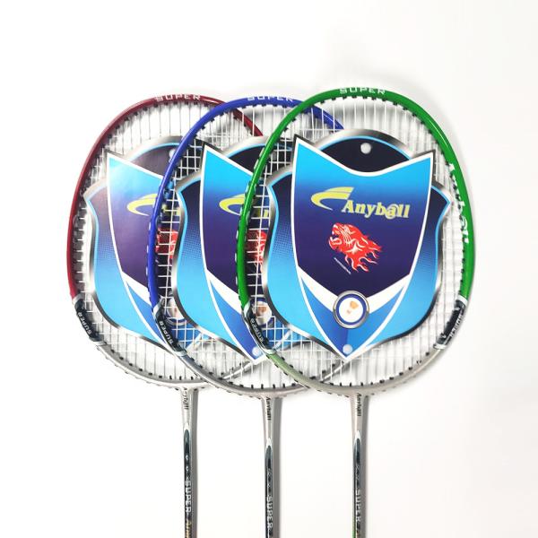 907 Aluminium Alloy Portable Badminton Racket Single PC Pack With Full Cover Raquette