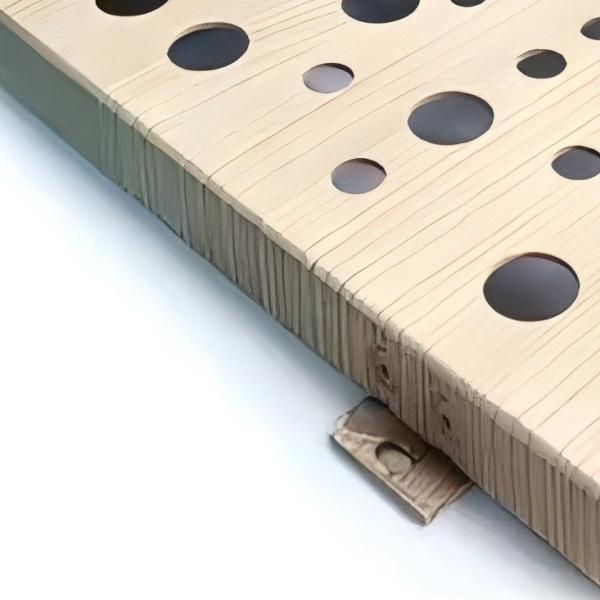 Custom 1mm - 8mm Brushed Aluminium Veneer Lightweight Perforated Aluminum Plate