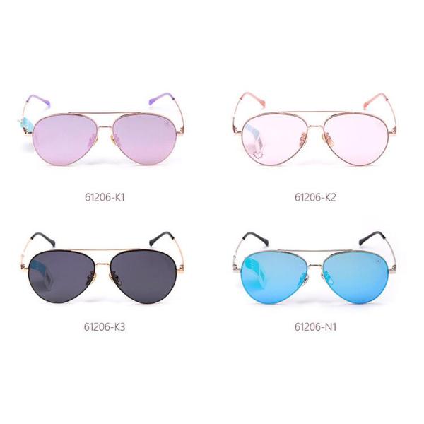 KIDS AVIATOR SUNGLASSES 61206 METAL FRAMES RAYBAN FASHIONABL CHILDREN NON POLARIZED