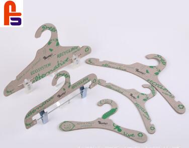 Baby Clothes Custom Cardboard Hangers Double - Side Offset Paper Long Lifespan
