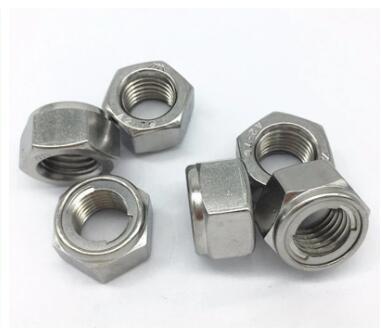 Prevailing Torque Type All Metal Lock Nut Mild Steel Zinc Plate Surface Din6927