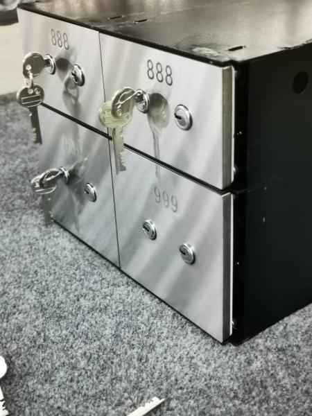 cacifos da segurança da largura da altura 135mm de 125mm para a casa, cacifo seguro do metal