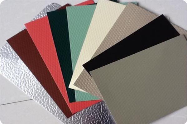 Alloy3003 H26 Temper 26 Gauge Thick Various Color Stucco Embossed Aluminum Sheet Used For Building Exterior Cladding