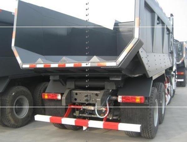 Hydraulic Rear End Dump Semi Trailer With U Shaped Tipping Trailer
