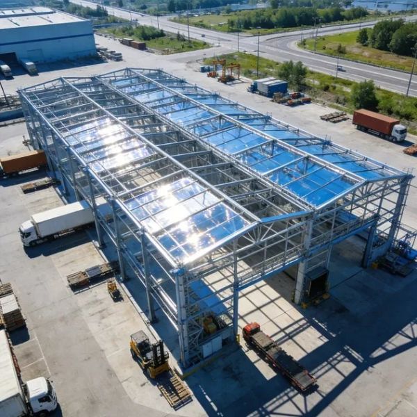 Q355B Steel Frame Prefabricated Steel Building with 50-Year Durability and Seismic Resistance