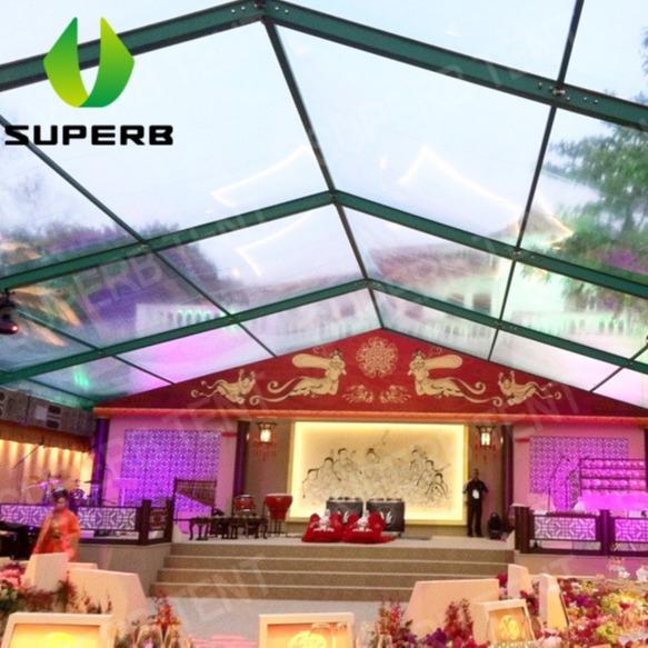 Clear Wedding 10m To 60m Aluminum Frame Tents Different Color For Choosing