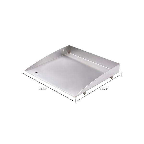 Stainless Steel Flat Griddle Pan Grill Plate Top Stove Heavy Duty Cook Barbeque Grill Accessories