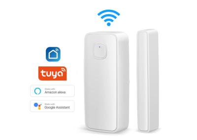 Alarme esperto do sensor da janela da porta de WiFi compatível com Alexa e sensor de Tuya 2.4g WiFi da casa de Google para a segurança interna