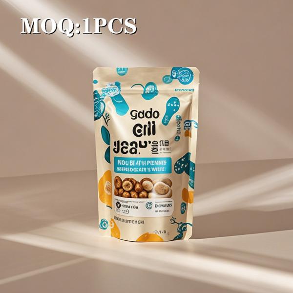 Custom Printed Stand-up Pouch For Edible Candy And Tea 3.5g 7g 14G 1oz 1lb 1kg Food Frosted Mylar Zipper Bag