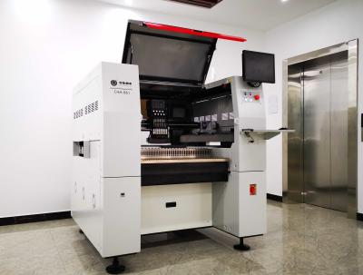 CHM-861 High Speed Conveyor SMT Pick And Place Machine 8 Heads 100 Feeders