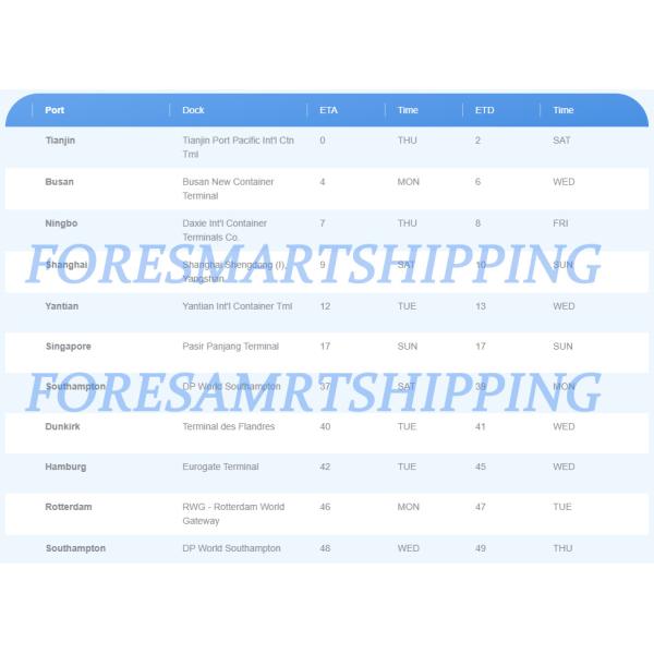China To Hamburg Germany Container Freight Forwarder