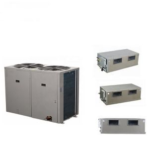 White 60Hz R410a Aircon Ducted On Off Top Discharge 8 To 12HP Ducted Heating And Cooling Unit