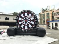 Jeu de société collant gonflable adapté aux besoins du client de dard du football de dard extérieur de pied