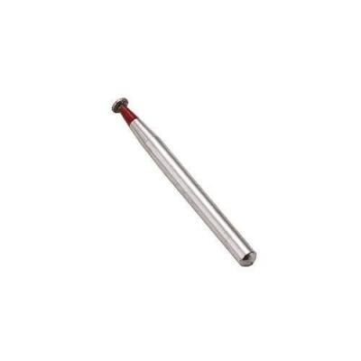 Red Fine 53-63 Dental Diamond Burs Stainless Steel Straight Diamond Bur