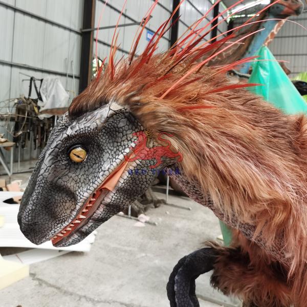 Playgrounds Dinosaur Shoulder Puppet Children Age Deinonychus Puppet