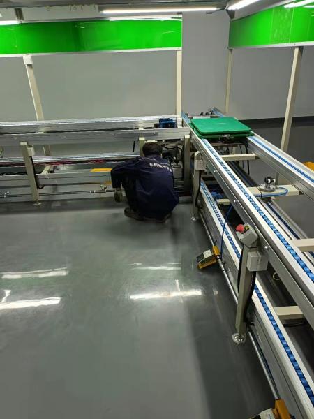 Transporteur d'assemblage automatique complet en acier inoxydable pour la chaîne d'assemblage AC personnalisée