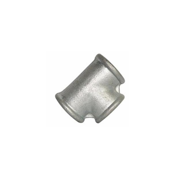China Manufacturer OEM Black Malleable Cast Iron Pipe Fittings Banded Tee