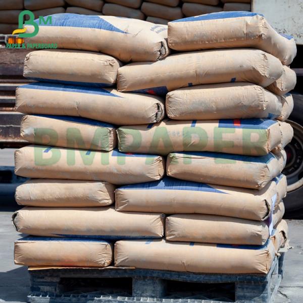 Width 41 - 42 Sack Kraft Paper Roll 80g 85g for Cement Packing Bags