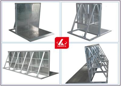 Safe Aluminum Mojo Barricade Concert Crowd Control Barrier For Events
