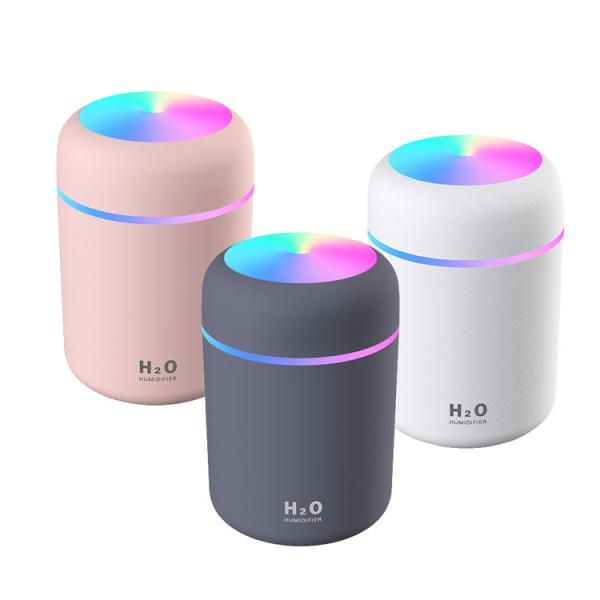 Humidificador Portátil de Ultrassônicos de 300 ml Para Auto Difusores Sanitizante Humidificador