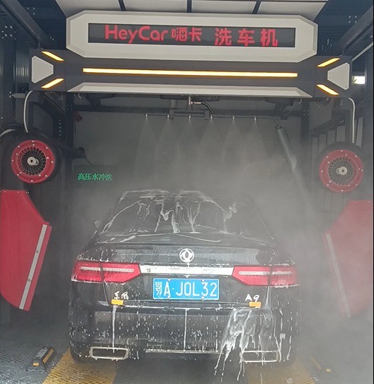 380V/Customized Rotating Arm High Pressure Water Wash No-Touch Car Wash with Air Dry Wax and Shampoo Function