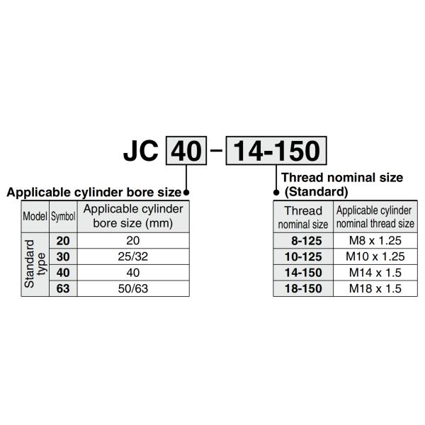 SMC Aluminum Light Weight Floating Joint For Pneumatic Cylinder 1Mpa JC20-8-100 JC40-12-150 JC20-8-125 JC40-12-175 JC25-10-150 JC40-14-150 JC30-10-125 JC50-16-150 JC32-10-100 JC63-16-200 JC40-12-125