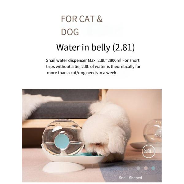 Pet Water Dispenser Does Not Plug In The Electric Flow Water Automatically Fountain Water Bowl For Cat Dog