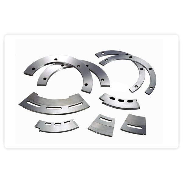 Cr12MoV Arc Shaped Industrial Knife Blade For The Corrugated Cardboard