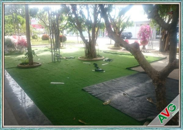 13500 Dtex 4 Tones Landscaping Artificial Grass With 5 - 7 Years Guarantee