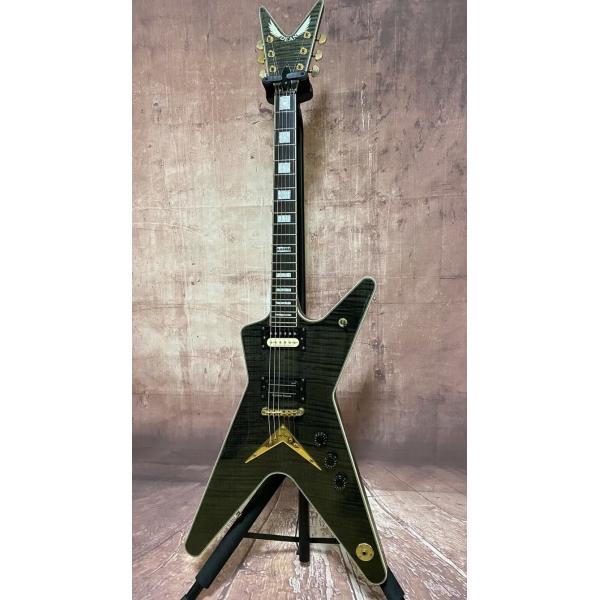 Custom Dimebag Darrell The Dean ML Type Shaped Electric Guitar Olive Green