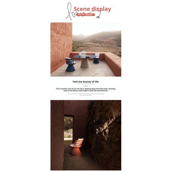 Luxury Outdoor Furniture Rattan Table And Chair Set For Garden Patio Dining