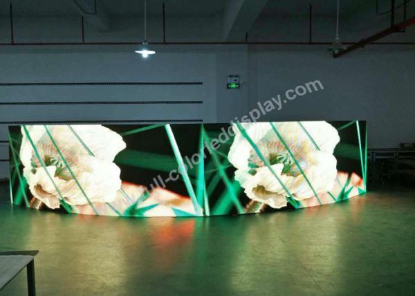 Inner arc outer curved outdoor LED video wall screen , stage background screen