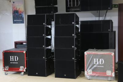 680W Concert Sound Equipment , Full Range Line Array Speaker With1.4+2x10 Neodymium Drivers