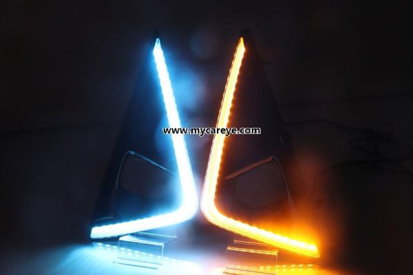 Toyota Alphard 2018-2020 Car DRL LED Daytime driving turn signal Lights